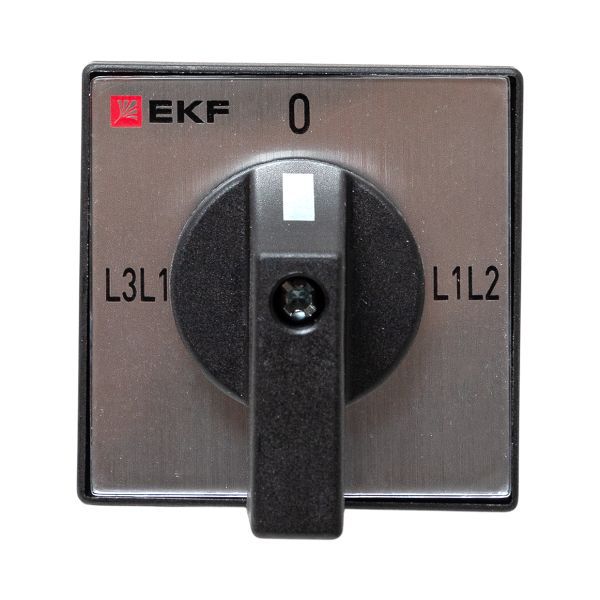 Переключатель кулачковый ПК-1-73 3п 10А для вольтметра линейное напряжение PROxima EKF pk-1-73-10