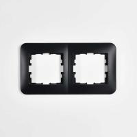 Рамка 2-м Karina Life горизонт. черн. бархат LEZARD 708-4200-147