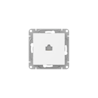 Розетка компьютерная СП Эпика RJ45 кат.5 механизм бел. EKF UP1-SOW-RJ45-5