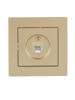 Розетка телефонная VESNA евро зол. LEZARD 742-3688-137