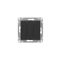 Выключатель 3-кл. СП Эпика механизм черн. EKF UP1-SWB-31