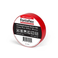 Изолента ПВХ 15х0.13х20 красн. Fortisflex 90807