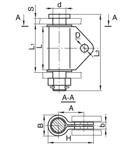 Узел крепления КГН-12-5