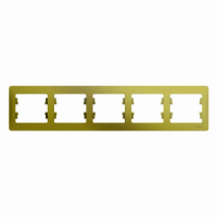 Рамка 5-м Glossa горизонт. фисташк. SE GSL001005