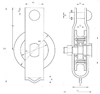 Ролик подвесной КС-030