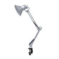 Светильник настольный СНС 13С 60Вт E27 230В под лампу на струбцине серебр. (кор.) IN HOME 4690612012889
