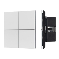 Панель кнопочная KNX-304-23-IN White (BUS Frameless) (IP20 металл) INTELLIGENT ARLIGHT 038365