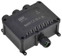Коробка распределительная герметичная WTP-404 4 ввода IP68 IEK UWB10-O-450-41-04-68