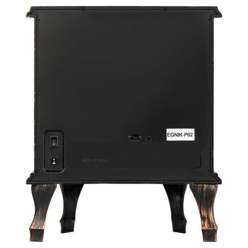 Светильник светодиодный новогодний "Камин Печь" черн. 2хLR14(C) 24х17х33см Эра Б0060487