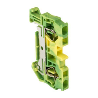 Колодка клеммная ST-4 земля пружинная EKF plc-jxb-st-4-pen