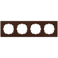Рамка 4-м СП Accent 6-504-10 венге Intro Б0063715
