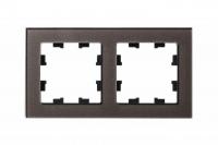 Рамка 2-м AtlasDesign Nature стекло мокко SE ATN320602