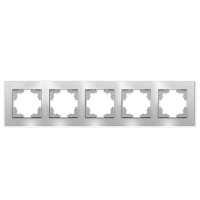Рамка 5-м Афина стеклянная серебр. UNIVersal 2270
