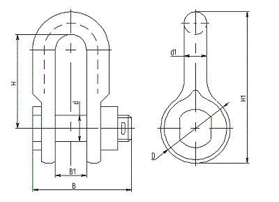 Скоба СКД-16-1