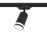 Светильник трековый ARTLINE поворотный 55х55х100мм GU10 230В алюм./пластик. 4кв.м черн. Ritter 59880 4