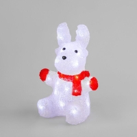 Фигура светодиодная акриловая "Олененок в шарфе" 20х17х30см 24LED 1Вт IP20 элементы питания 2хAA (не в компл.) Neon-Night 513-314