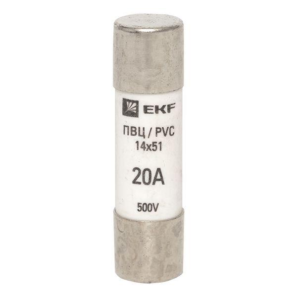 Вставка плавкая цилиндрическая ПВЦ 14х51 20А EKF pvc-14x51-20