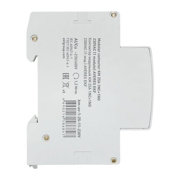 Контактор модульный КМ 25А 1NC+1NO 230VAC (1 мод.) AVERES EKF km-av-1-25-11-230V