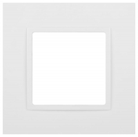 Рамка 1-м Elegance 14-5001-01М для розеток и выключателей матов. бел. Эра Б0065794