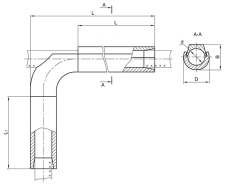 Зажим разъёмный ответвительный прессуемый РОА-300-1