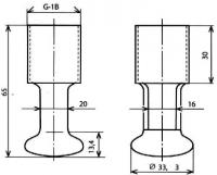 Пестик с нарезкой 1" КС-077