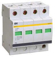 Ограничитель перенапряжения ОПС1-C 4P KARAT IEK MOP20-4-C