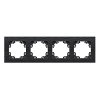 Рамка 4-м Афина фактурная универс. графит Universal A10046-Gr