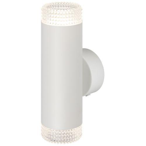 Светильник WL50 WH/TR 2хGU10 2х12Вт IP20 настенный бел. прозр. Эра Б0061195