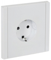 Розетка СП FORTE&PIANO FP215 16А с заземл. защ. шторки винт. крепл. бел. IEK FP-R14-16-K01
