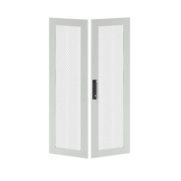 Дверь двустворчатая для IT-CQE 1200х800 перфорир. RAL7035 DKC RGITCPMD1280