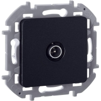 Розетка телевизионная проходная TV Inspiria 14дБ 5-862мГц механизм антрацит IEK 673863