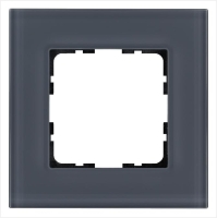 Рамка 1-м G-Glass стекло маренго Jasmart G1001GC