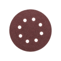 Диск абразивный на ворсовой основе на липучке перфорир. P60 125мм (уп.10шт) Kranz KR-91-1165