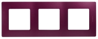 Рамка 3-м Etika сливовый IEK 672563