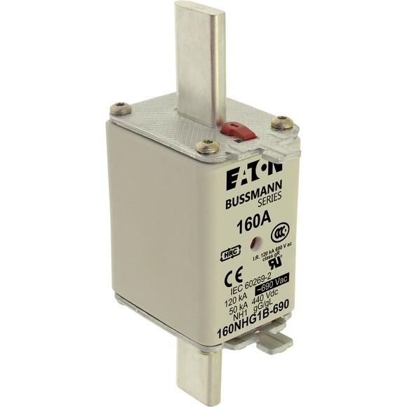 Предохранитель NH 160A 690В gG 1 двойн. индикация EATON 160NHG1B-690