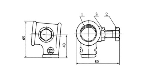 Держатель без ушка (тип Д-3/4"-40) КС-024
