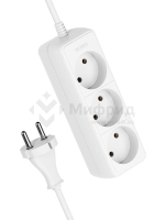 Удлинитель 3х1.5м без заземл. 16А IP20 ПВС 2х1.5 КОСМОС YKsm1.5m-3g(K)