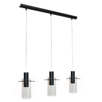 Светильник "Лорд" 231 (плафон 9003) НСБ 01-3х60-168 Е27 (ИМ) подвесной черн. Элетех 1005405106