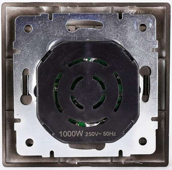 Розетка телевизионная проходная TV СП Mira черн. бархат LEZARD 701-4242-129