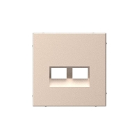 Накладка двойная ArtGallery для информационных функций типа Keystone песочн. SE GAL001290