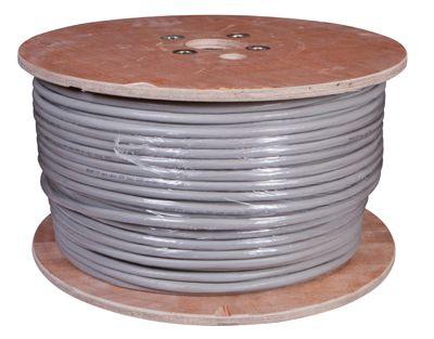 Кабель витая пара F/UTP кат.5e 25х2х24AWG solid PVC INDOOR медь сер. (уп.305м) Rexant 01-1201-R