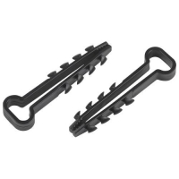 Дюбель-хомут 6-12мм для плоского кабеля NO-225-223 черн. (уп.10шт) Эра Б0066301