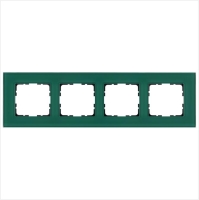 Рамка 4-м G-Glass стекло лазурн. Jasmart G1004GJ