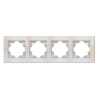 Рамка 4-м Афина универс. жемчуж. Universal A0046-OBr