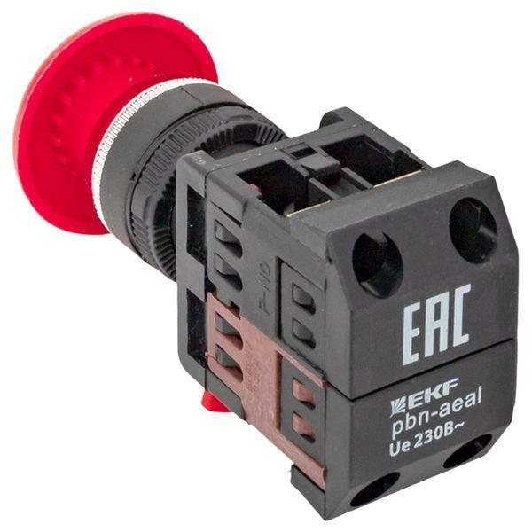 Кнопка "Грибок" AEAL-22 NO+NC с фиксацией красн. PROxima EKF pbn-aeal-r