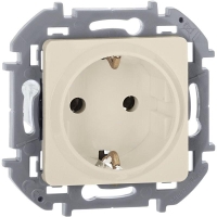 Розетка 1-м СП Inspiria 16А IP20 250В 2P+E немецк. стандарт механизм сл. кость IEK 673721