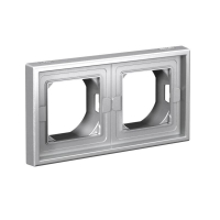 Рамка 2-м ArtGallery IP44 алюм. SE GAL440302