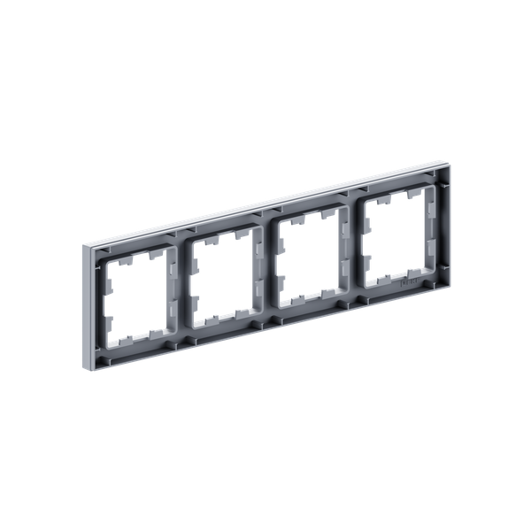 Рамка 4-м Эпика пластик алюм. EKF UP1-FPA-04