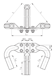 Зажим аппаратный 3А2А-500-4А