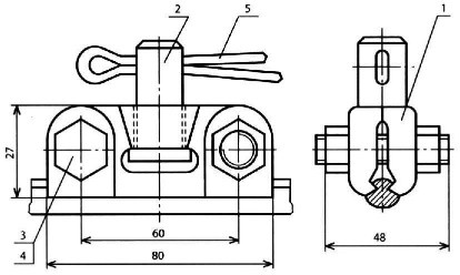 Зажим фиксирующий КС-049-1